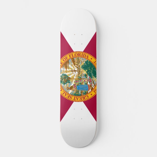 Florida State Flag Skateboard Deck (Front)