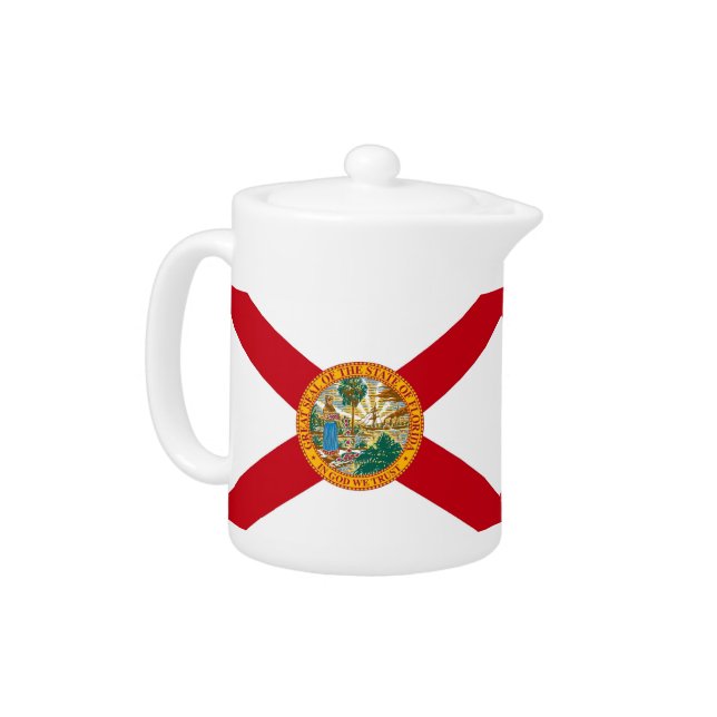 Florida State Flag Teapot (Left)