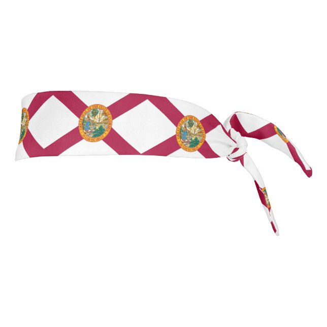Florida State Flag Tie Headband (Rotate 90)
