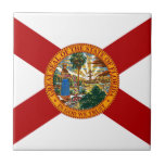 Florida State Flag Tile at Zazzle
