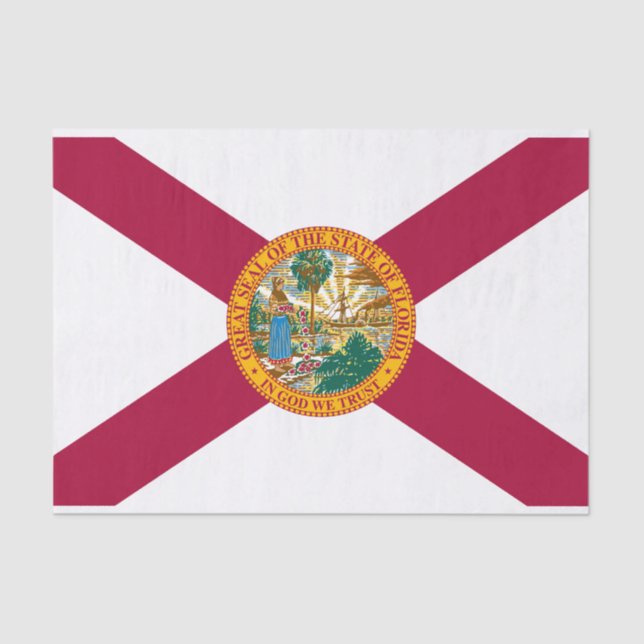 Florida State Flag Tissue Paper (Front)