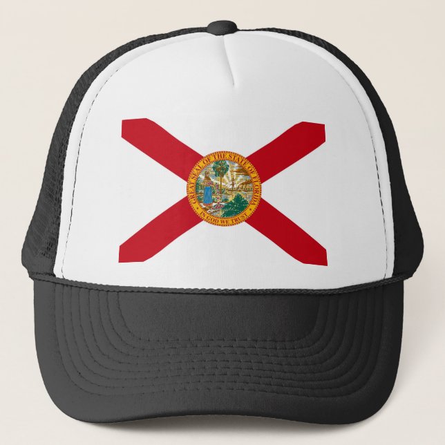 Florida State Flag Trucker Hat (Front)
