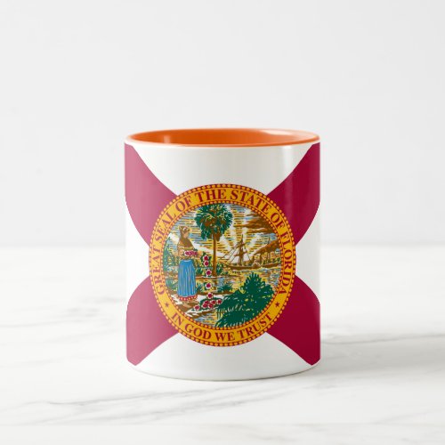 Florida State Flag Two_Tone Coffee Mug