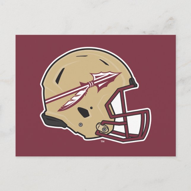 Florida State Football Helmet Postcard (Front)