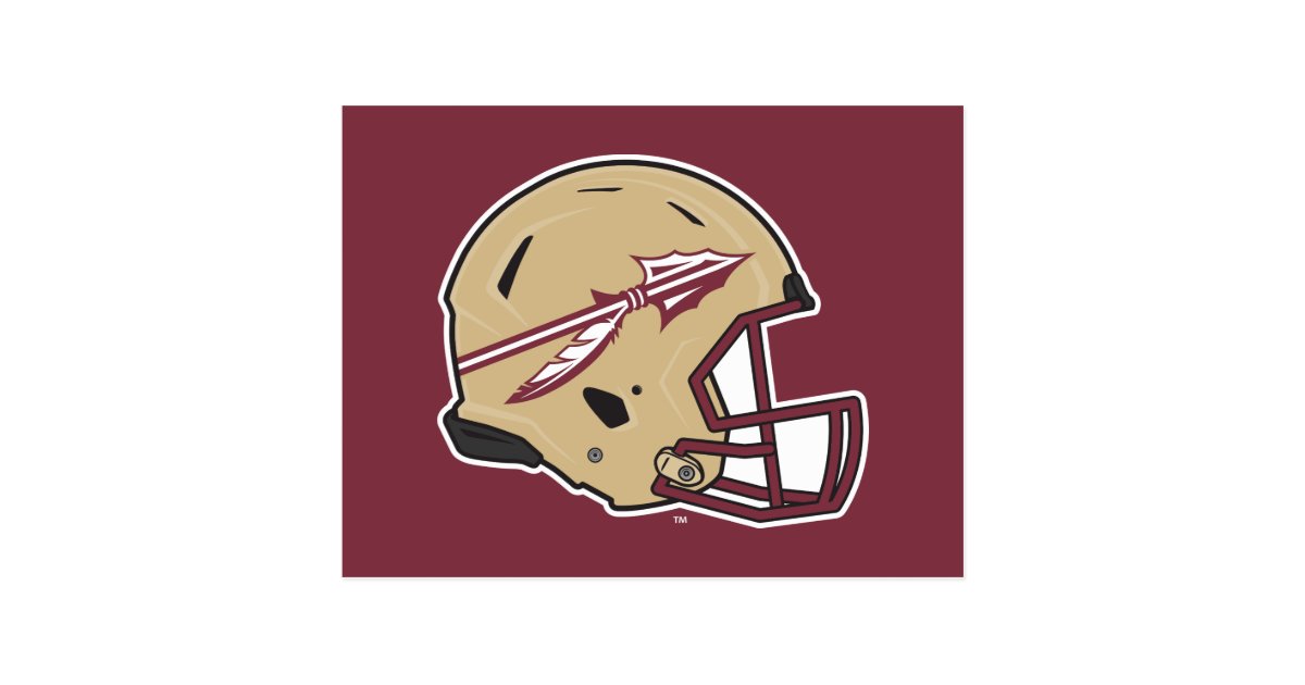 Florida State Football Helmet Postcard | Zazzle.com