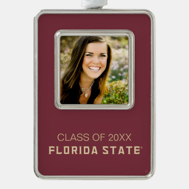 Florida State Graduation Christmas Ornament (Front)