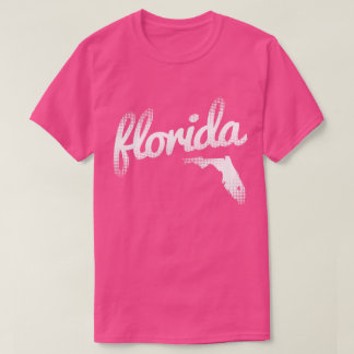 Florida state in pink T-Shirt