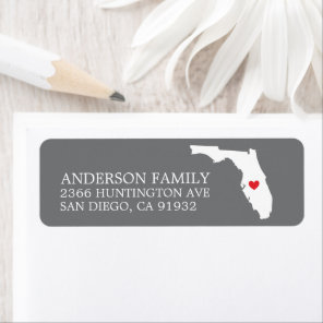 Florida State | New Home Return Address Label
