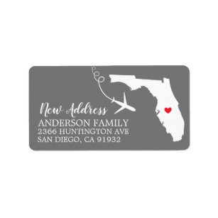 Florida Return Address Labels | Zazzle