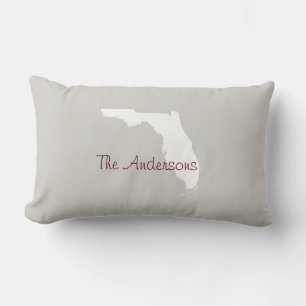 Florida State Personalized Lumbar Pillow