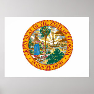 Florida State Seal Poster
