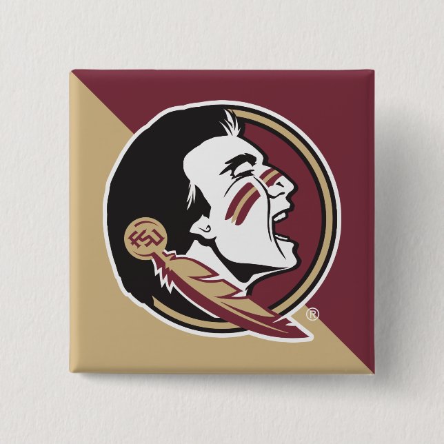 Florida State Seminole Button (Front)