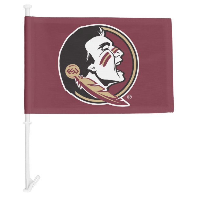 Florida State Seminole Car Flag (Front)