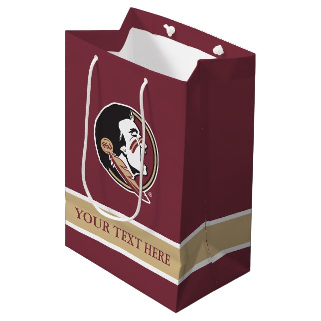Florida State Seminole Medium Gift Bag (Front Angled)