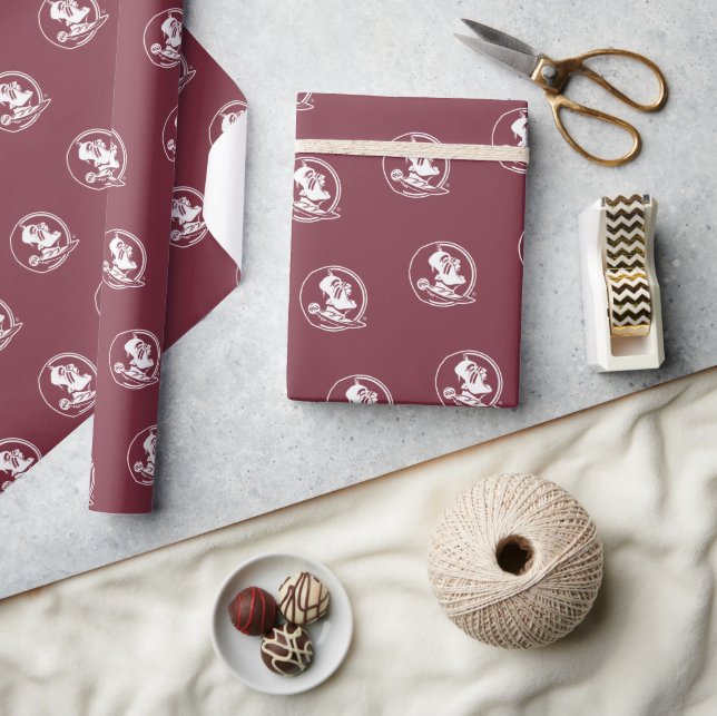 Florida State Seminole Wrapping Paper Zazzle