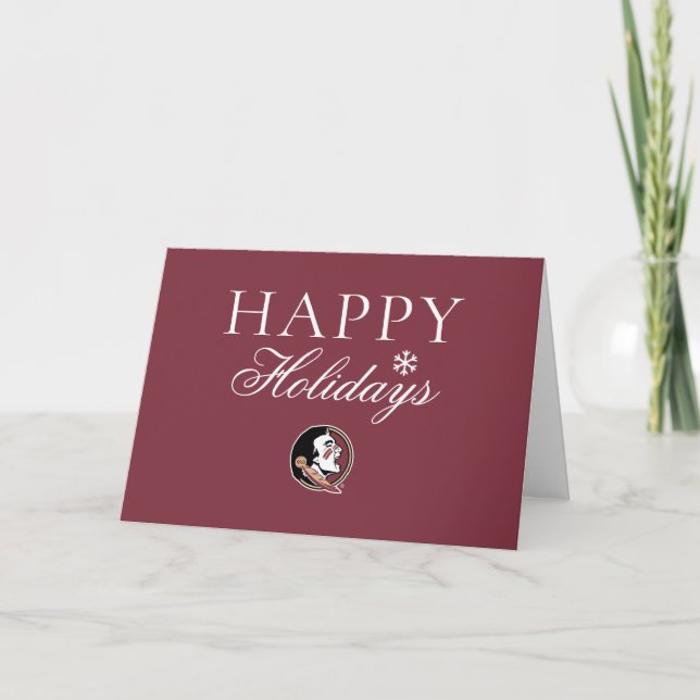 Florida State Seminoles Holiday Card (Front)