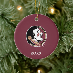 Florida State Seminoles Holiday Ceramic Ornament