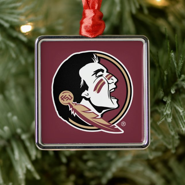 Florida State Seminoles Holiday Metal Ornament (Tree)