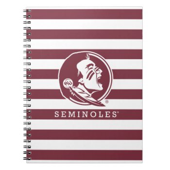 Florida State Seminoles Stripes Notebook by floridastateshop at Zazzle