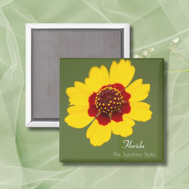 Florida State Tickweed Coreopsis Magnet (Creator Uploaded)