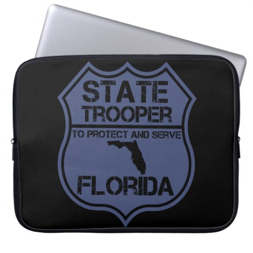 Florida State Trooper To Protect And Serve Laptop Sleeve