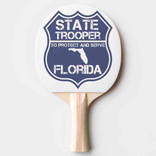 Florida State Trooper To Protect And Serve Ping Pong Paddle