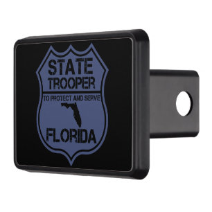 Florida State Trooper To Protect And Serve Tow Hitch Cover