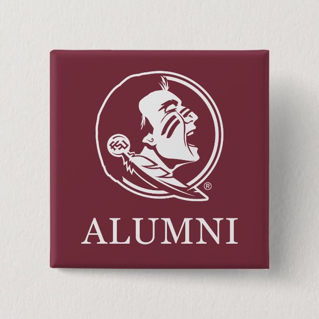 Florida State University Alumni Pinback Button (Front)