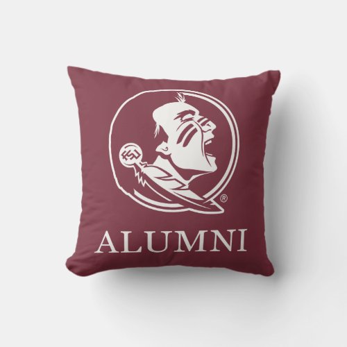 Florida State University Alumni Throw Pillow