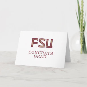 Florida State University Graduation Card