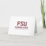 Florida State University Graduation Card