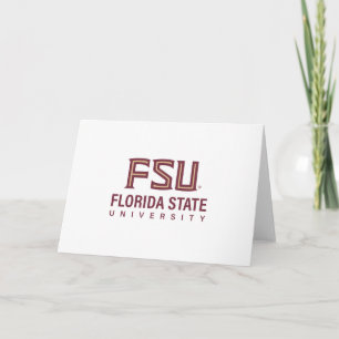 Florida State University Graduation Card