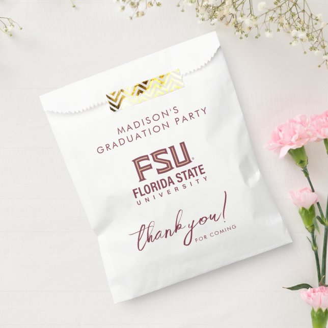 Florida State University Graduation Favor Bag (Sealed)