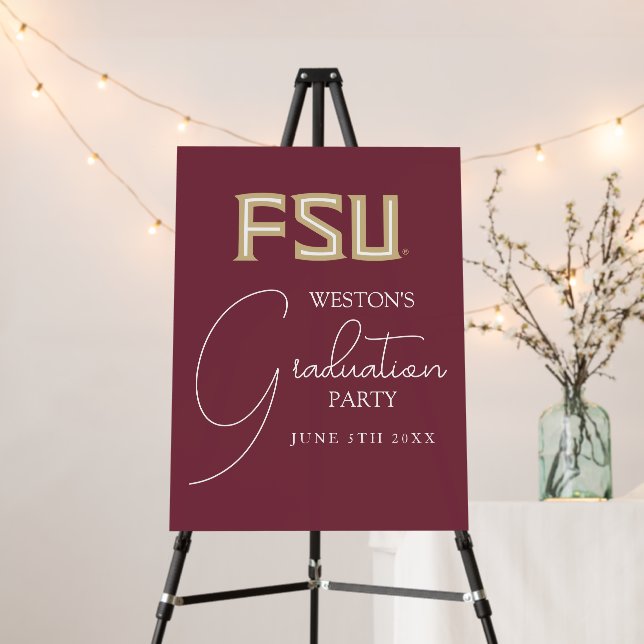 Florida State University Graduation Foam Board (In Situ (Stand))