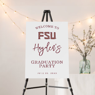 Florida State University Graduation Foam Board