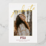 Florida State University Graduation Foil Invitation