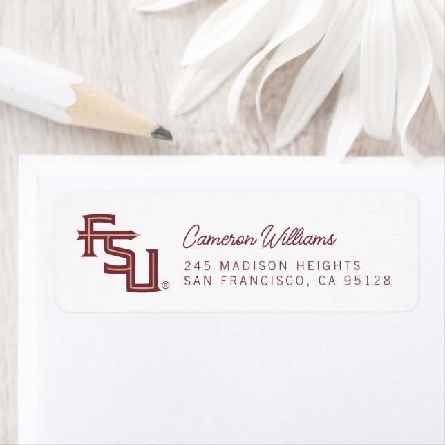 Florida State University Graduation Label (Insitu)