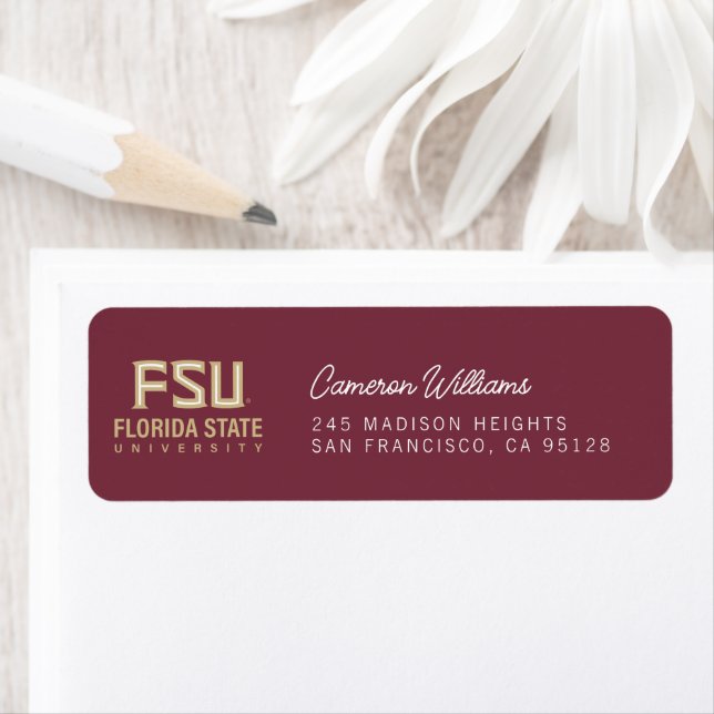 Florida State University Graduation Label (Insitu)