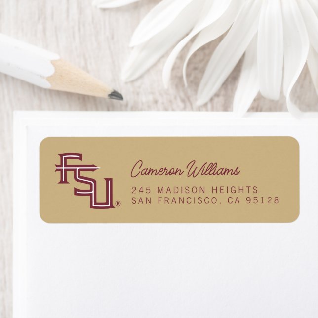 Florida State University Graduation Label (Insitu)