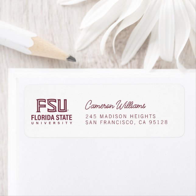 Florida State University Graduation Label (Insitu)