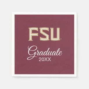 Florida State University Graduation Napkins