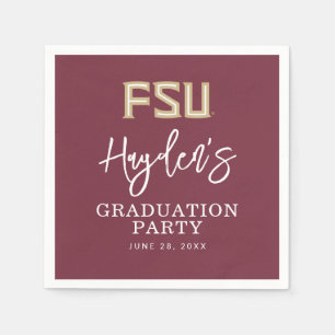 Florida State University Graduation Napkins