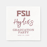 Florida State University Graduation Napkins