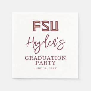 Florida State University Graduation Napkins