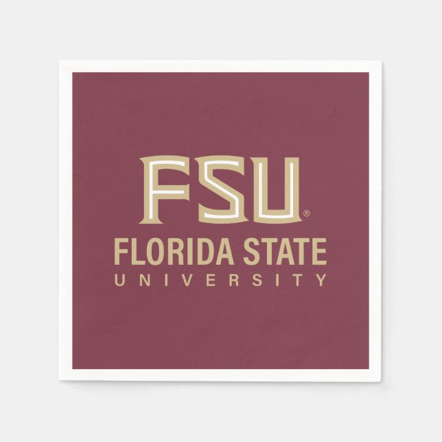 Florida State University Graduation Napkins (Front)