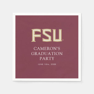 Florida State University Graduation Napkins