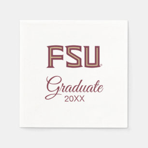 Florida State University Graduation Napkins