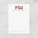 Florida State University Graduation Note Card