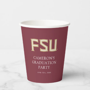 Florida State University Graduation Paper Cups