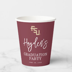 Florida State University Graduation Paper Cups
